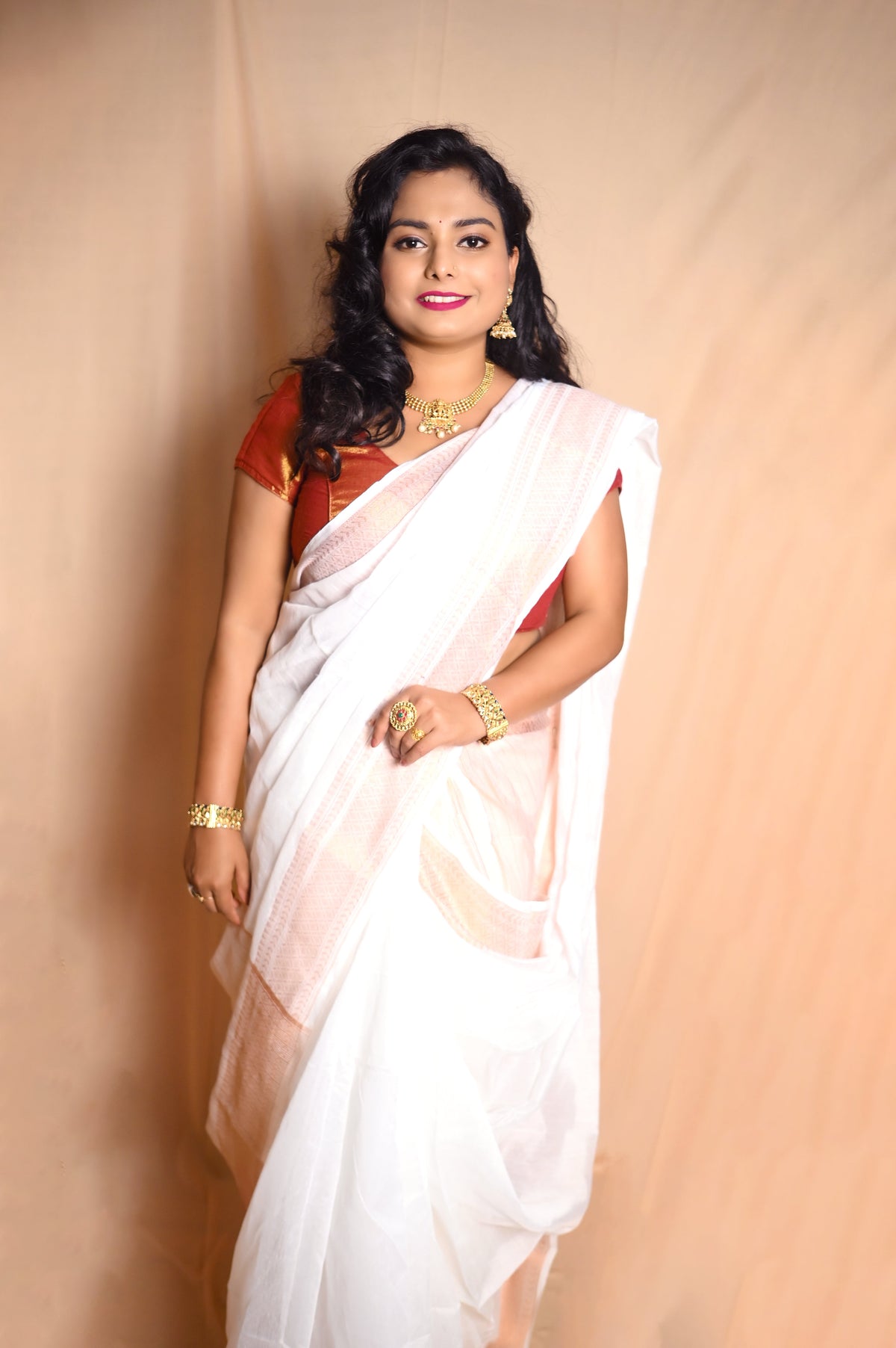 Elegant Mangalgiri Cotton Silk