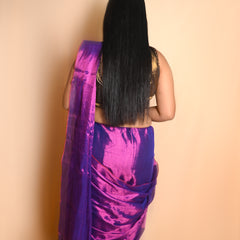 SAREEN Raga Tissue Saree – Premium Lightweight Festive Saree with Rich Lustrous Finish