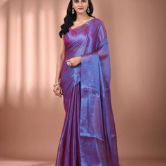 SAREEN Royal Dual Tone Raga Tissue Saree – Premium Festive Wear