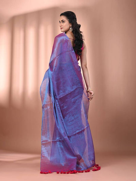 SAREEN Royal Dual Tone Raga Tissue Saree – Premium Festive Wear